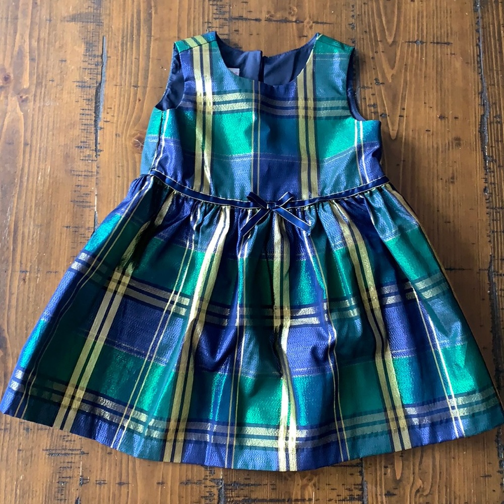 Bonnie Baby Plaid Dress, size 24mo.